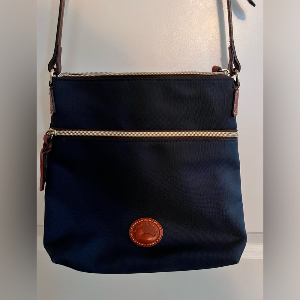 Dooney & Bourke Blue Nylon/Fabric Crossbody